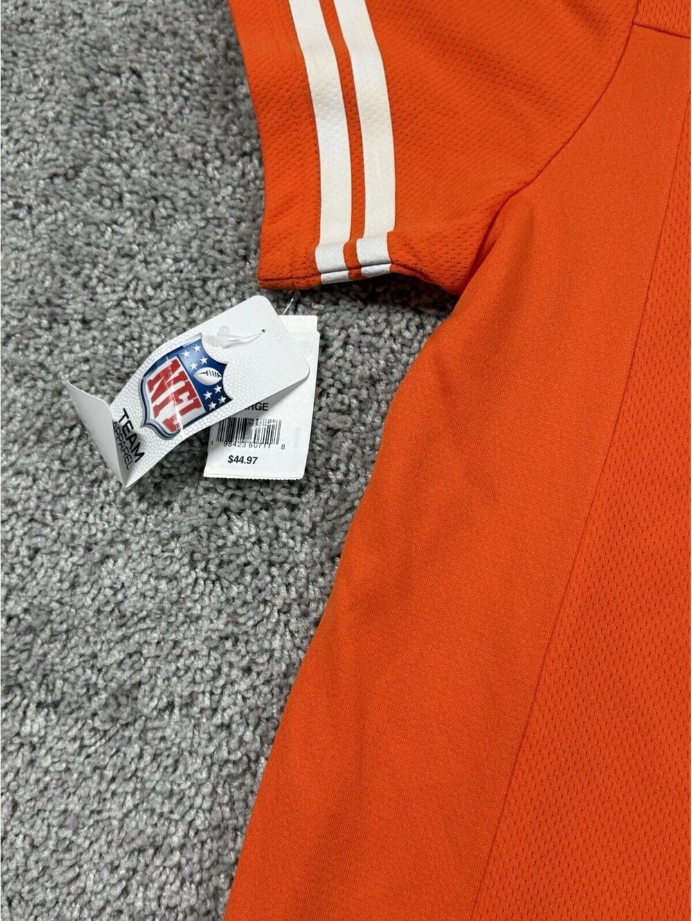 NWT John Elway Jersey Women’s Large Orange & White NFL Team NFLPA - Picture 6 of 6